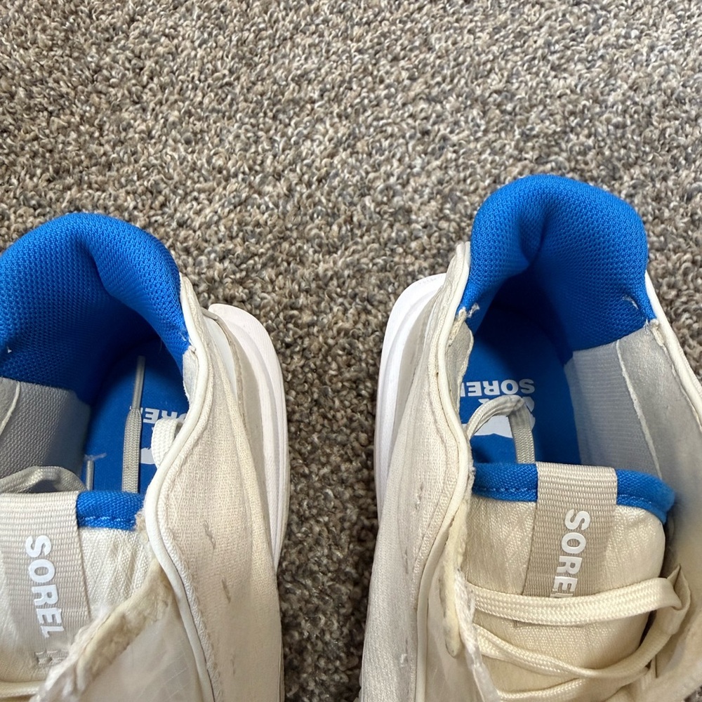 Sorel Cream and Blue Women's Sneakers - Picture 7 of 9